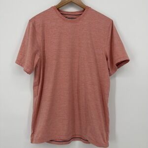 Birddogs Men's Medium Heathered Red Short Sleeve Peformance Stretch Athleisure